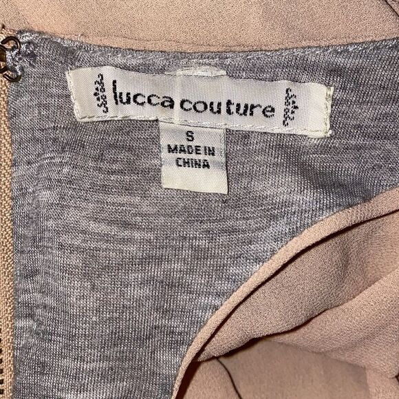 Lucca Couture Asymmetrical High-Low Dress - Picture 5 of 5